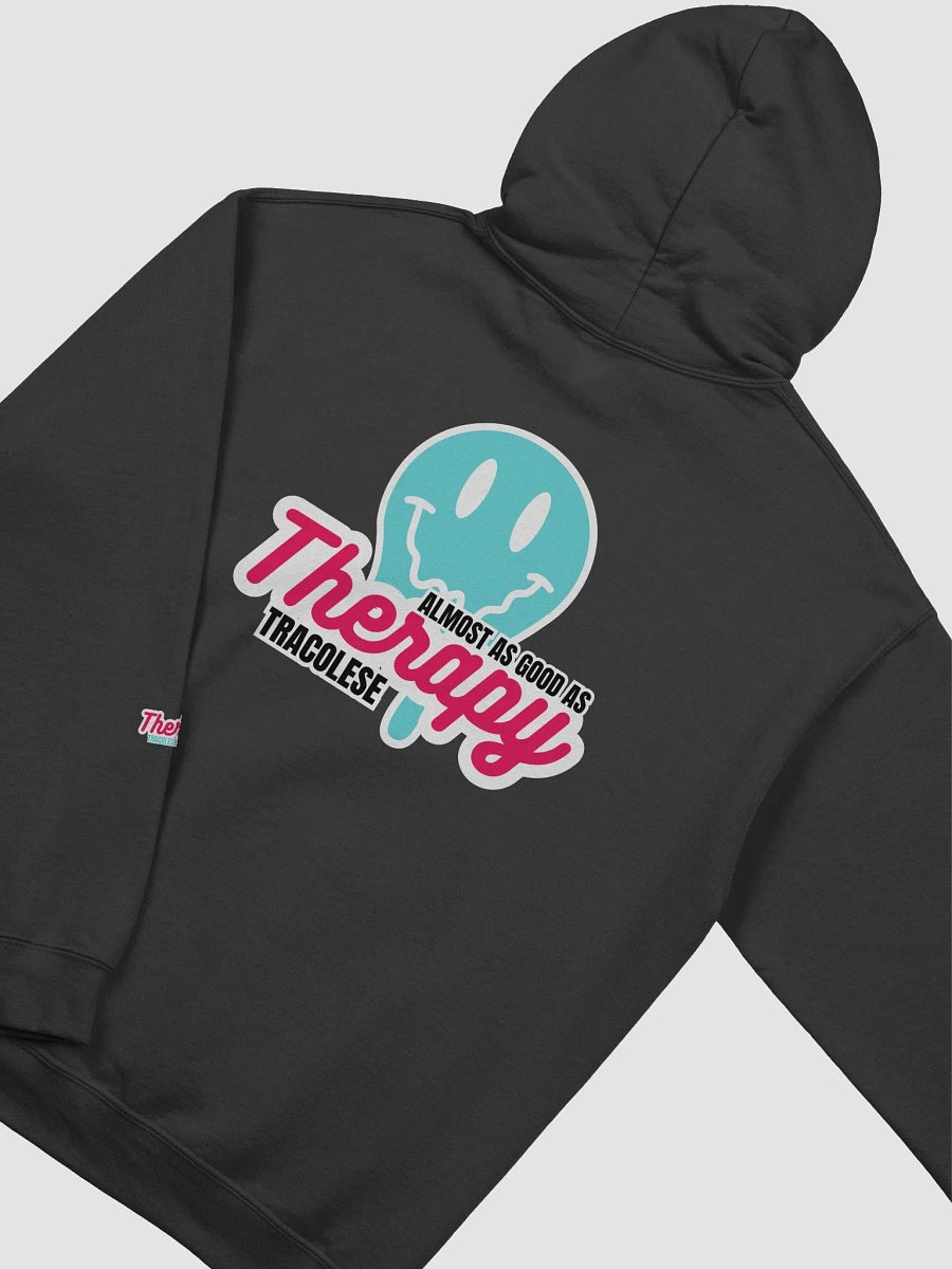 Almost as Good as Therapy - Hoodie Black product image (4)