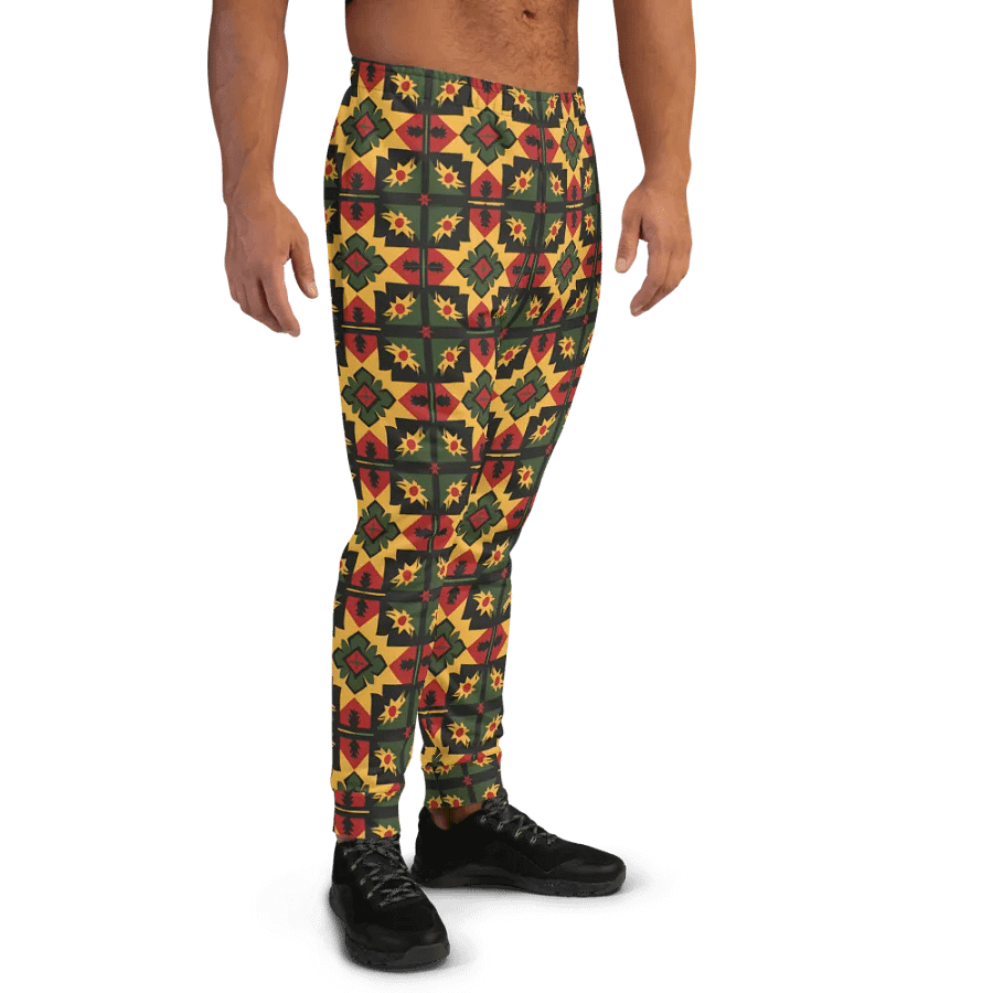African Pride: All-Over Print Recycled Men's Joggers product image (5)