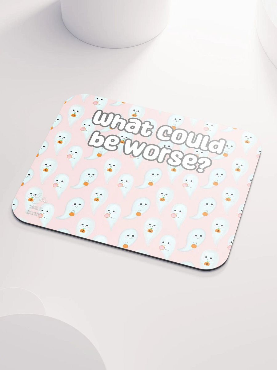What Could Be Worse? Medium Mouse Mat - cute ghosts product image (3)