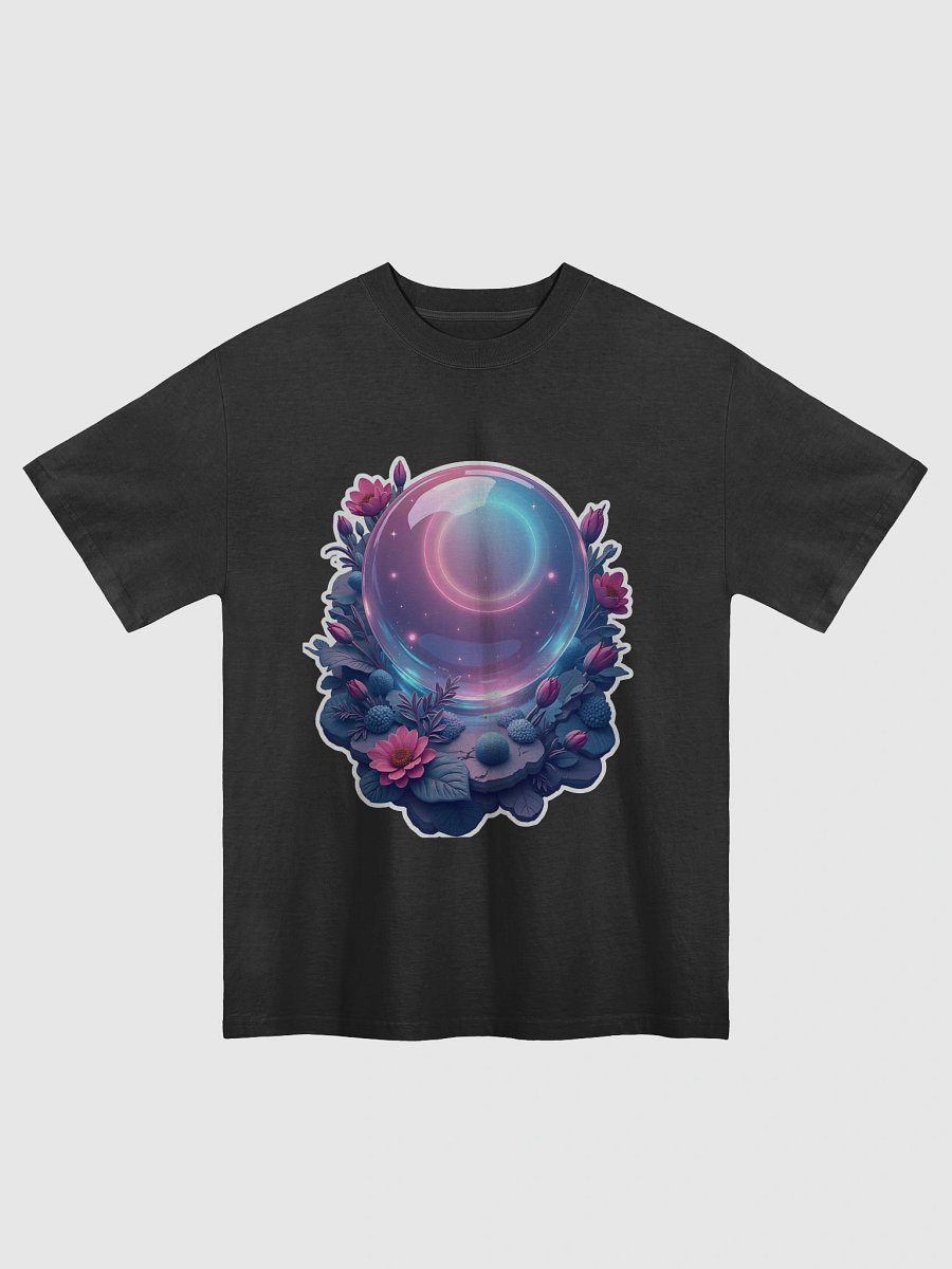 Retro-Verse Bloom: The Neon Oracle" Oversized Tee product image (4)