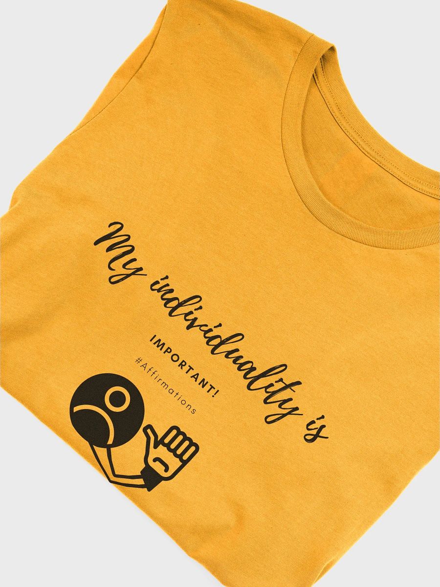 My individuality Dark Unisex Super soft T-Shirt product image (25)