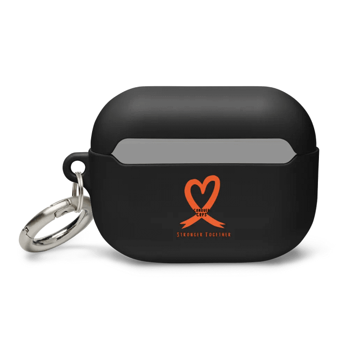CRPS Warrior Bubble Ribbon Airpods Case- White Print product image (2)