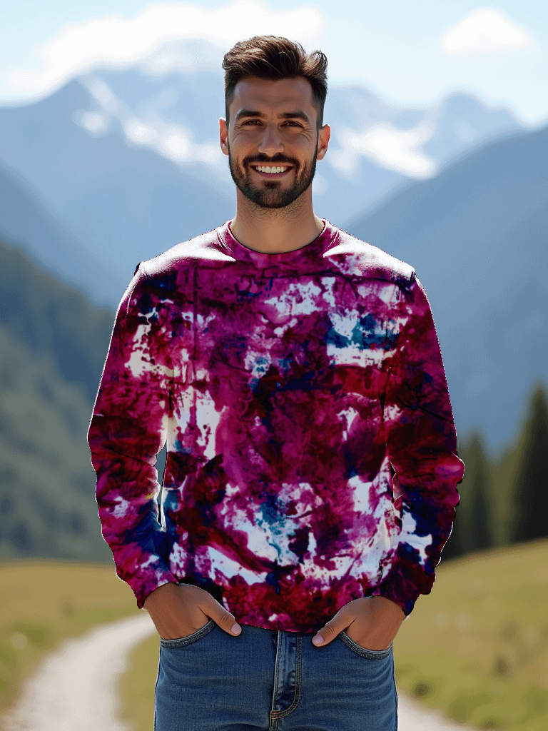 Imperial Red | Recycled Unisex Sweatshirt product image (1)
