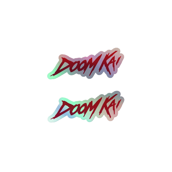 Doom Kai [Red] Grunge Sticker product image (1)