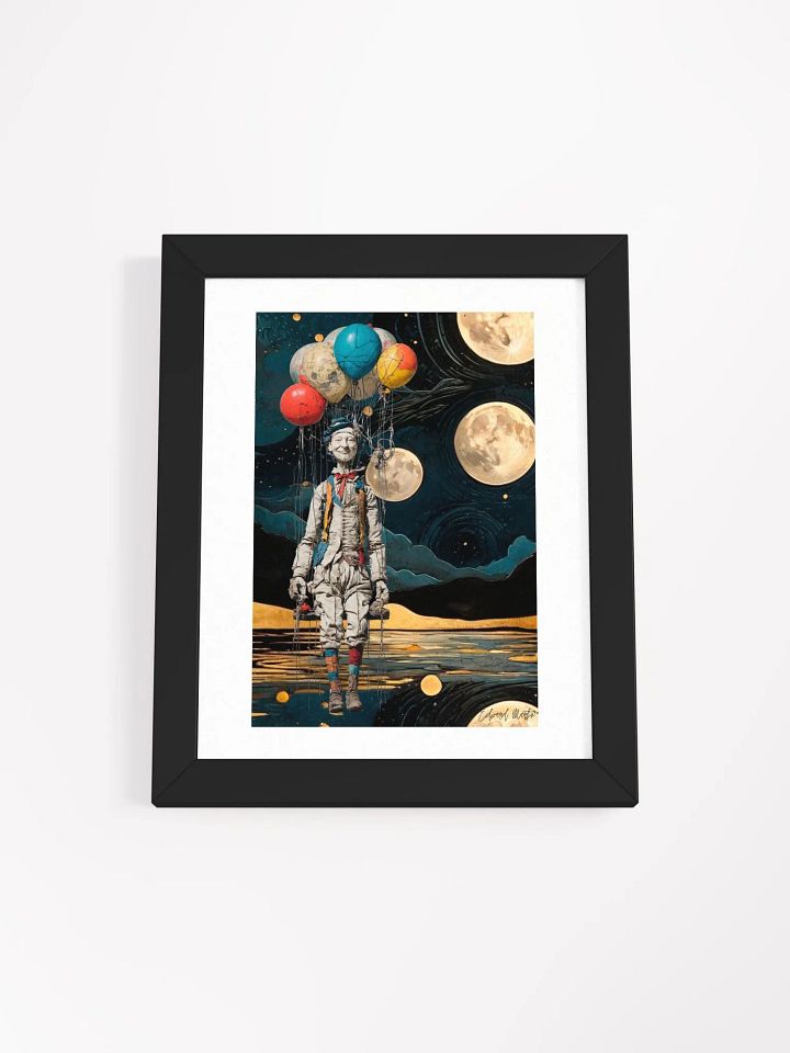 'UP' by Edward Martin-Whimsical Moonlight Poster product image (1)