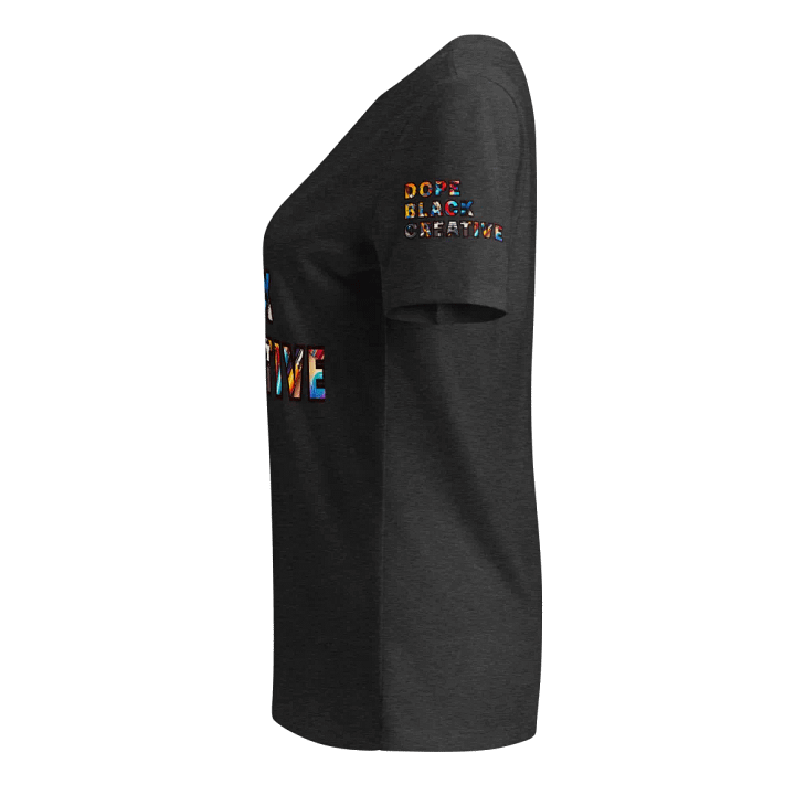 DOPE Black Creative Women's V-Neck Tee product image (2)