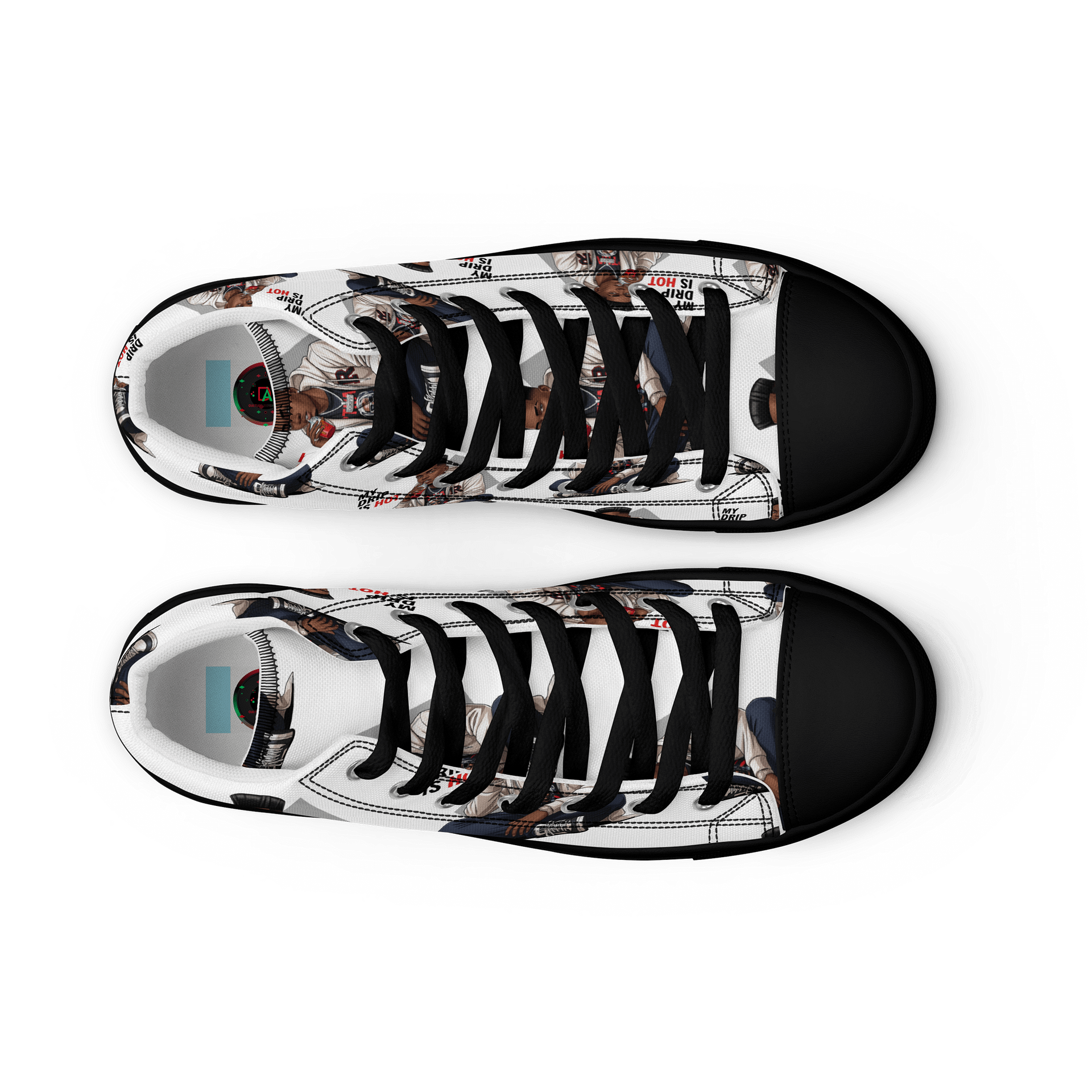 My DripIs Hot Men's High Top Canvas Shoes product image (9)