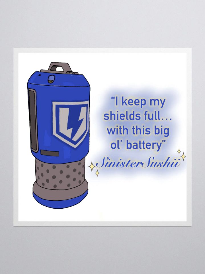 SinisterSushii Big ol' Battery Sticker product image (2)