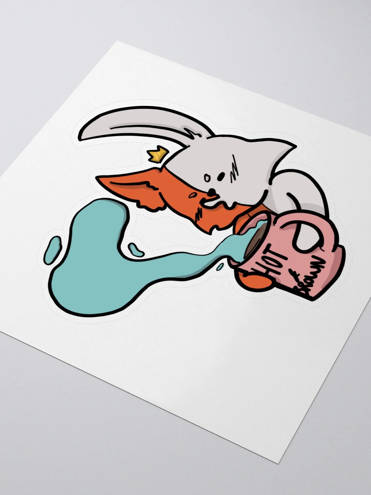 Hot and Brown Sticker product image (3)