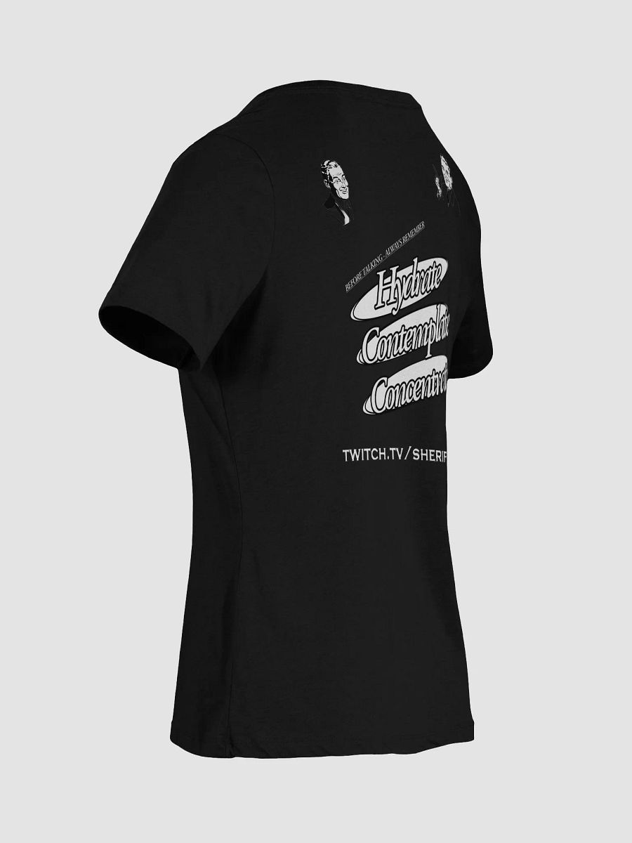 Hydrate, Contemplate, Concentrate Women's V-Neck Tee product image (8)