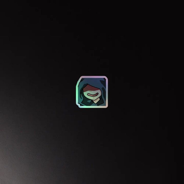 Chaabbz Evil Holographic Emote Sticker product image (2)