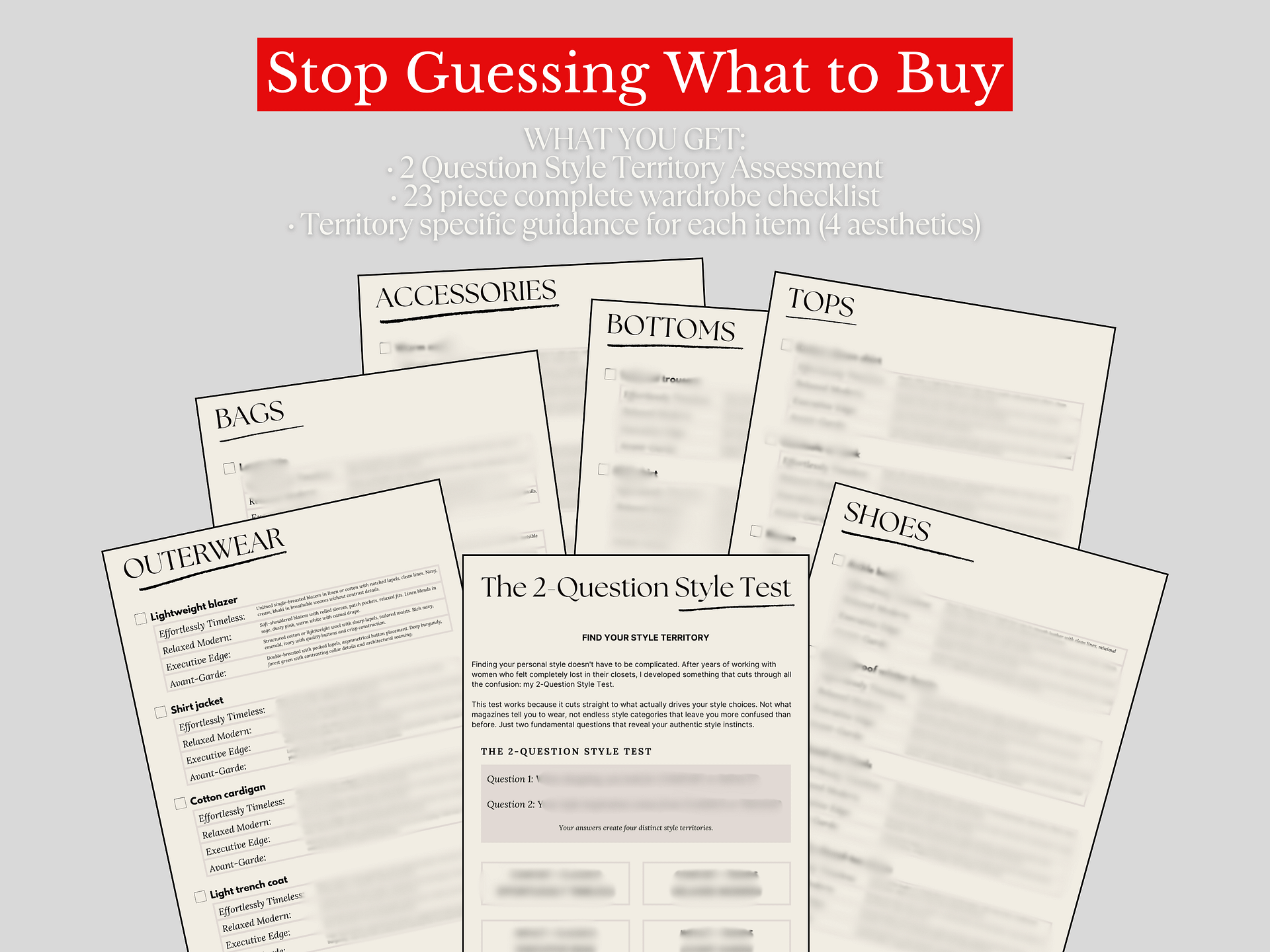 Spring Summer Wardrobe Checklist (PDF) product image (3)