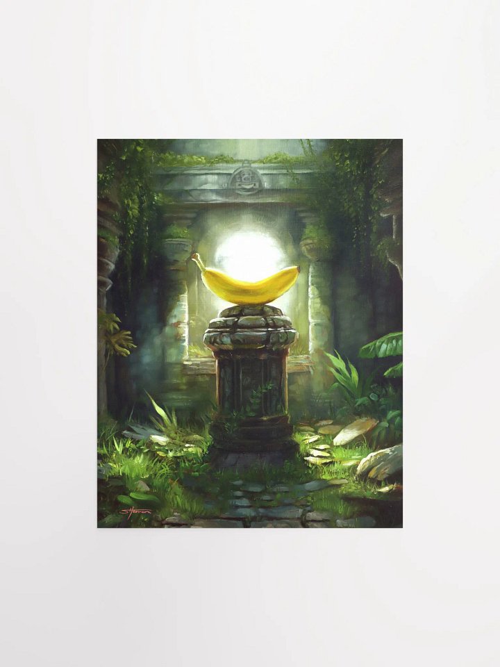 Matte Poster - Banana Temple Token (non official) product image (1)