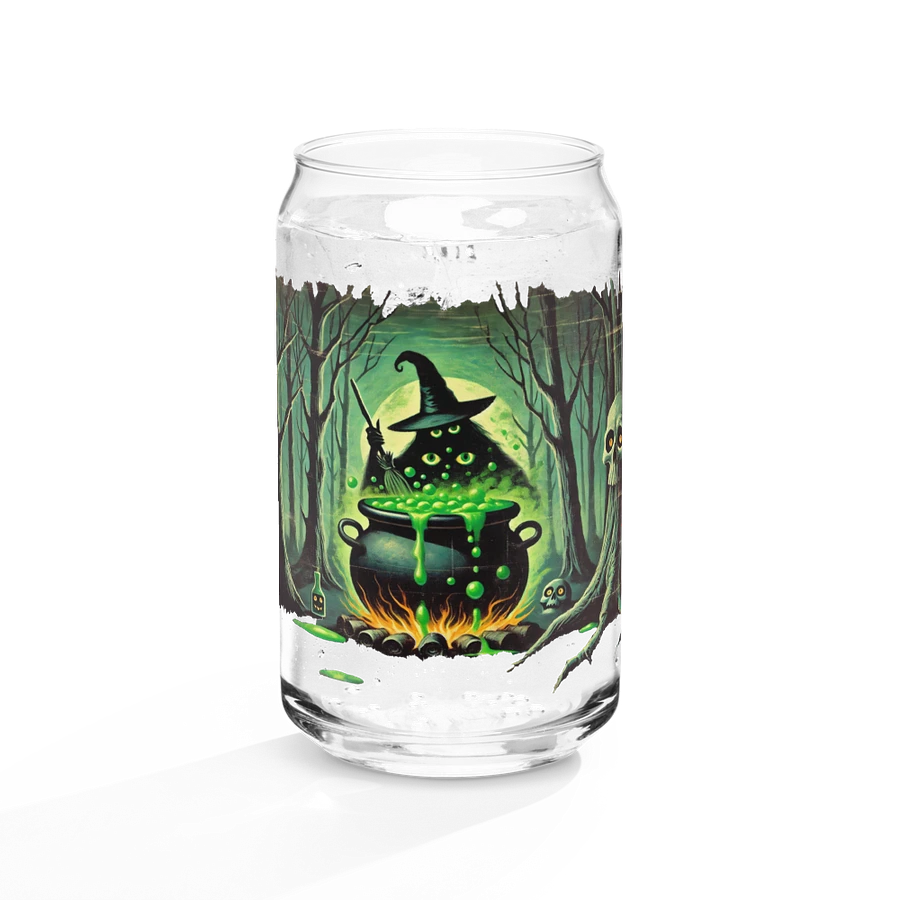 Cauldron Monster Halloween Brew Glass (Distressed Look) product image (35)