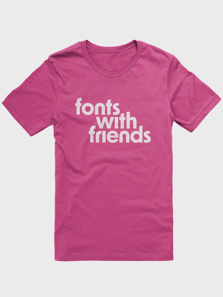 Fonts with Friends Pink Graphic Tee product image (1)