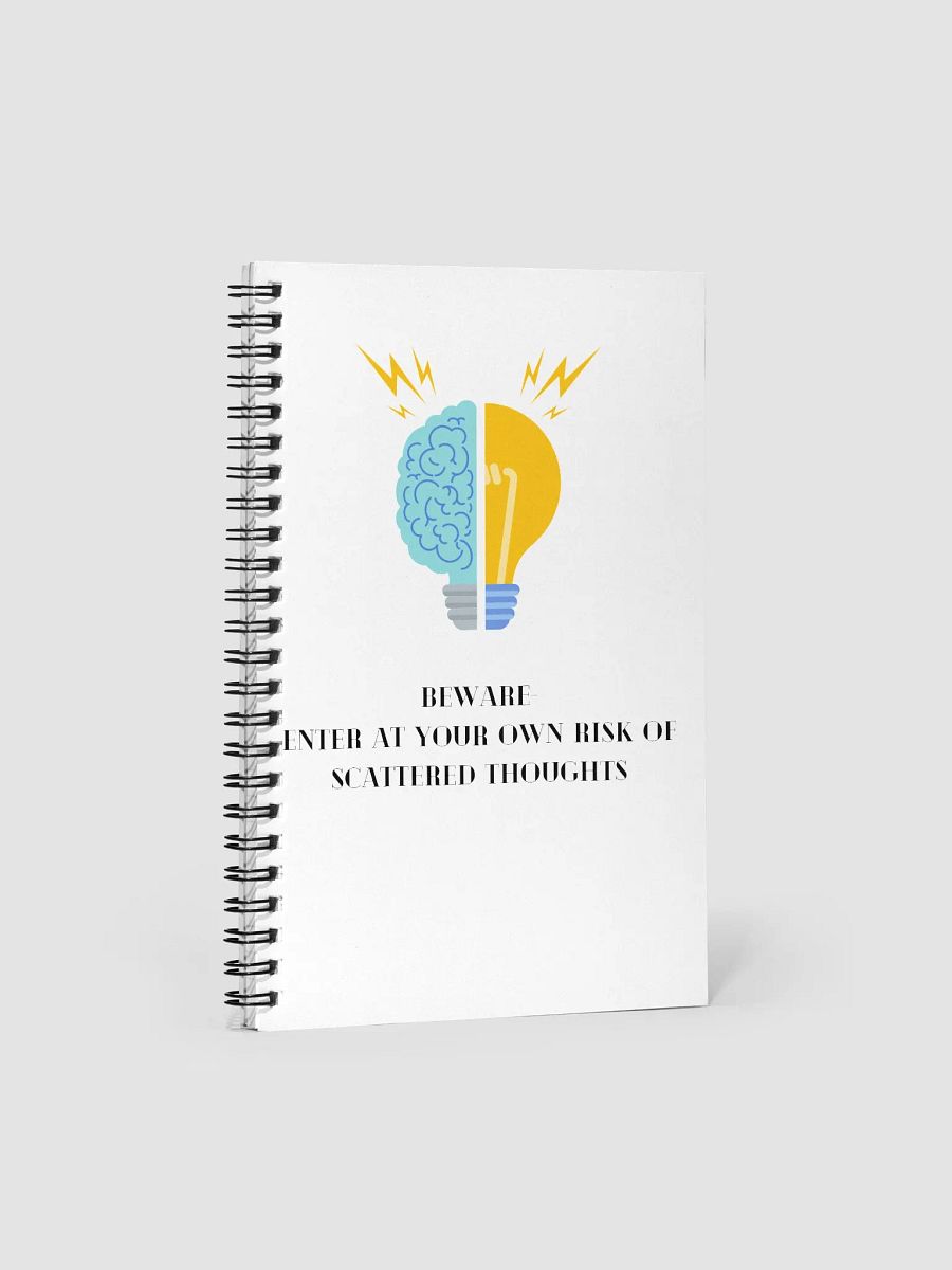 Scattered Thoughts Notebook White product image (1)
