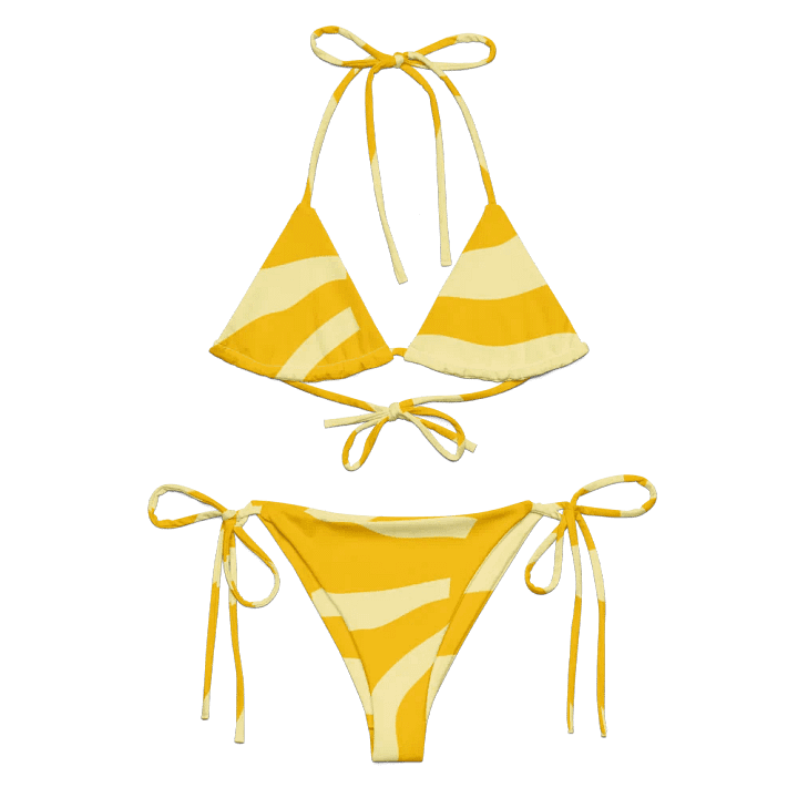 All-Over Print String Bikini - Sunny Yellow product image (2)