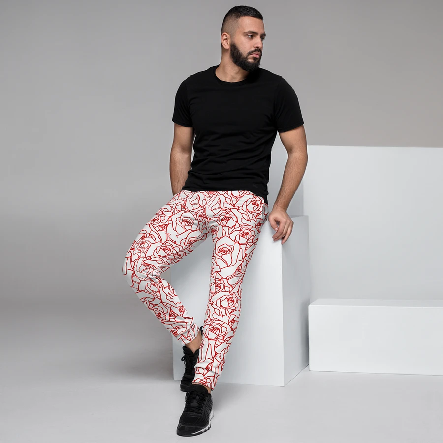 Loads of Roses · white-red joggers product image (11)