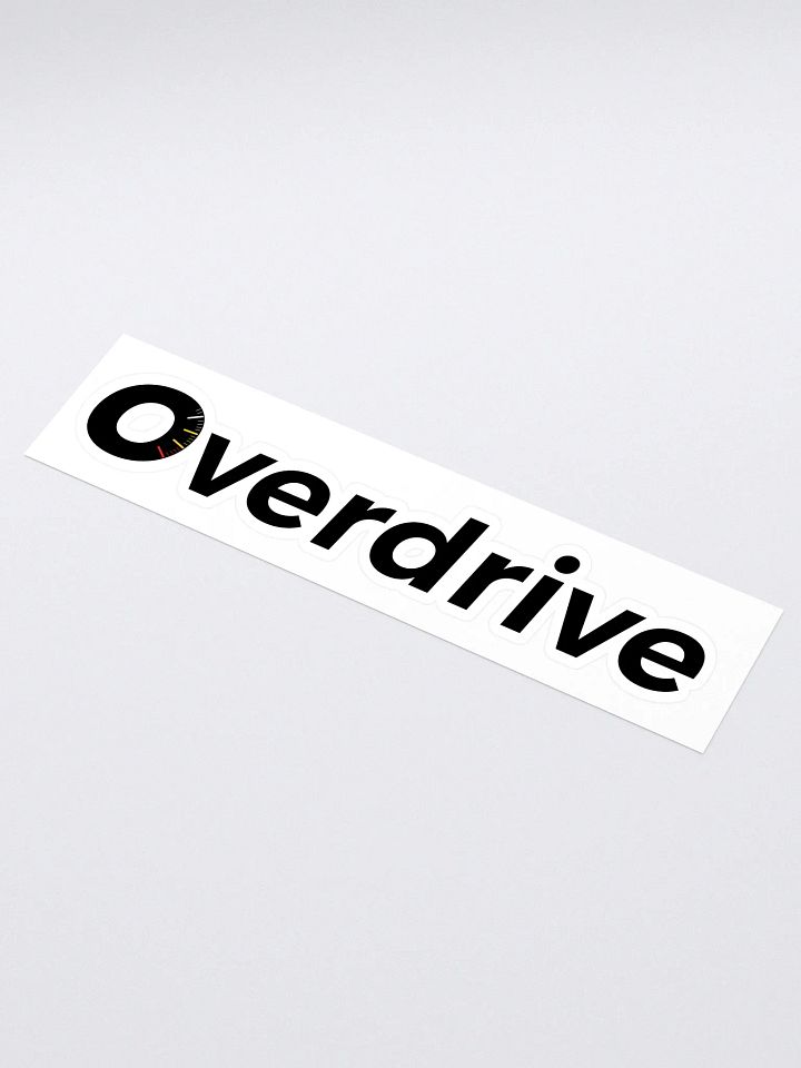 BIG overdrive kiss cut sticker product image (1)