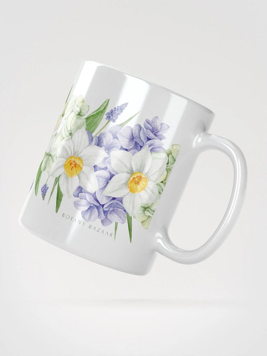 Floral Symphony White Glossy Mug product image (3)