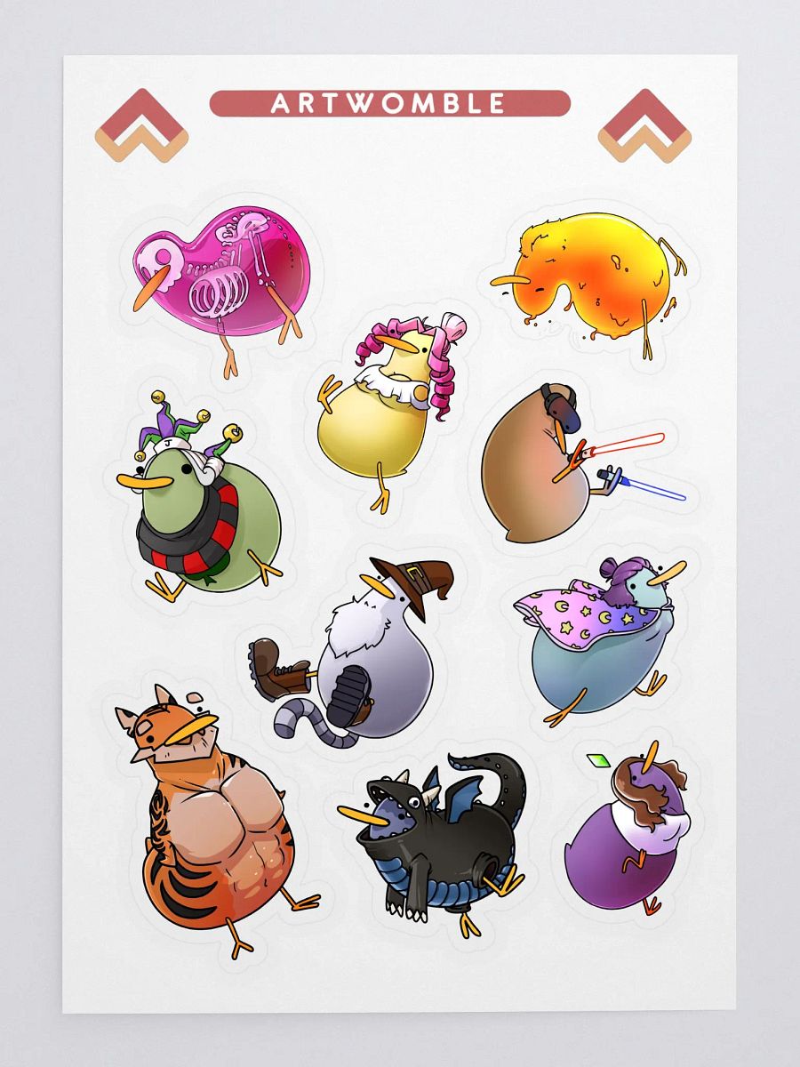 Berd-Day Sticker Sheet 1 product image (3)