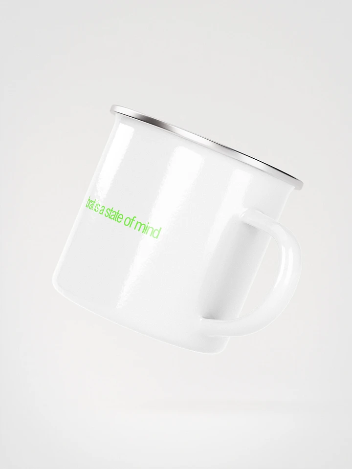 brat is a state of mind enemel mug product image (2)