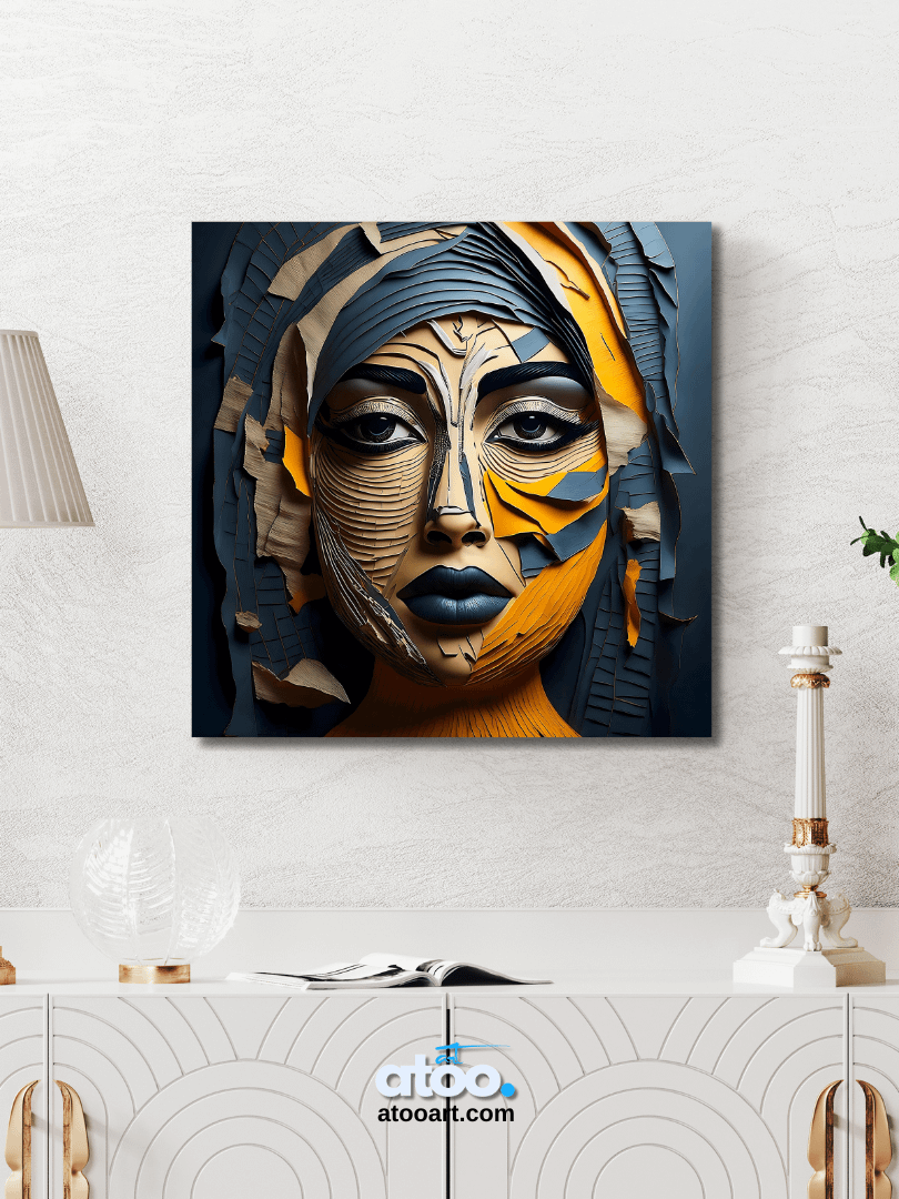 Paper Collection | Queen of Time | Canvas Art Painting product image (5)