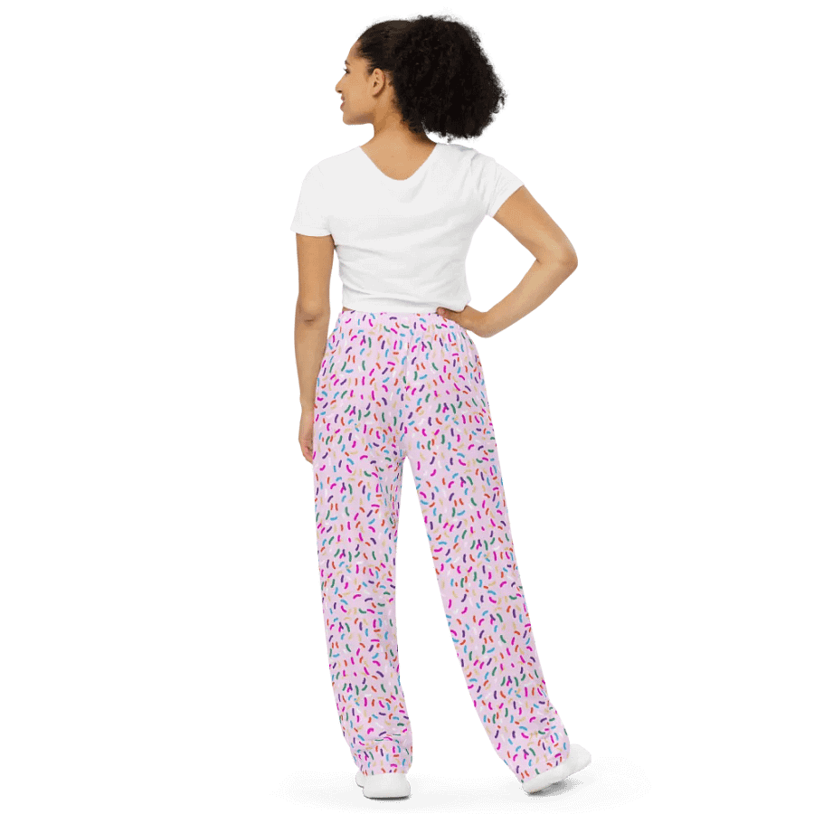 Light Pink Sprinkle Wide Pant product image (9)