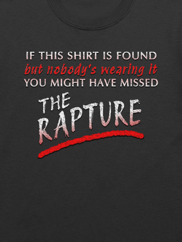 If Found You Might Have Missed The Rapture product image (2)