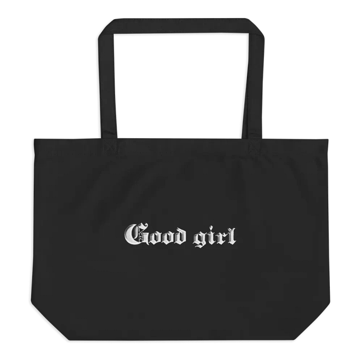 Ornate "Good Girl" Organic Tote Bag product image (1)