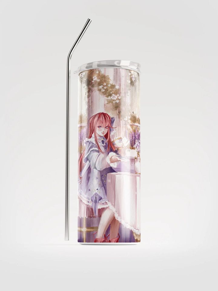 Steel Tumbler with Straw product image (1)