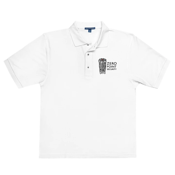 Zero-Point Polo Shirt (White) product image (1)