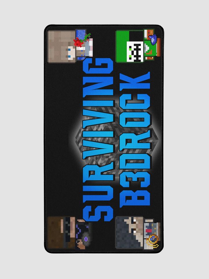 Surviving Bedrock 15.5"x31.5" Desk Mat product image (2)