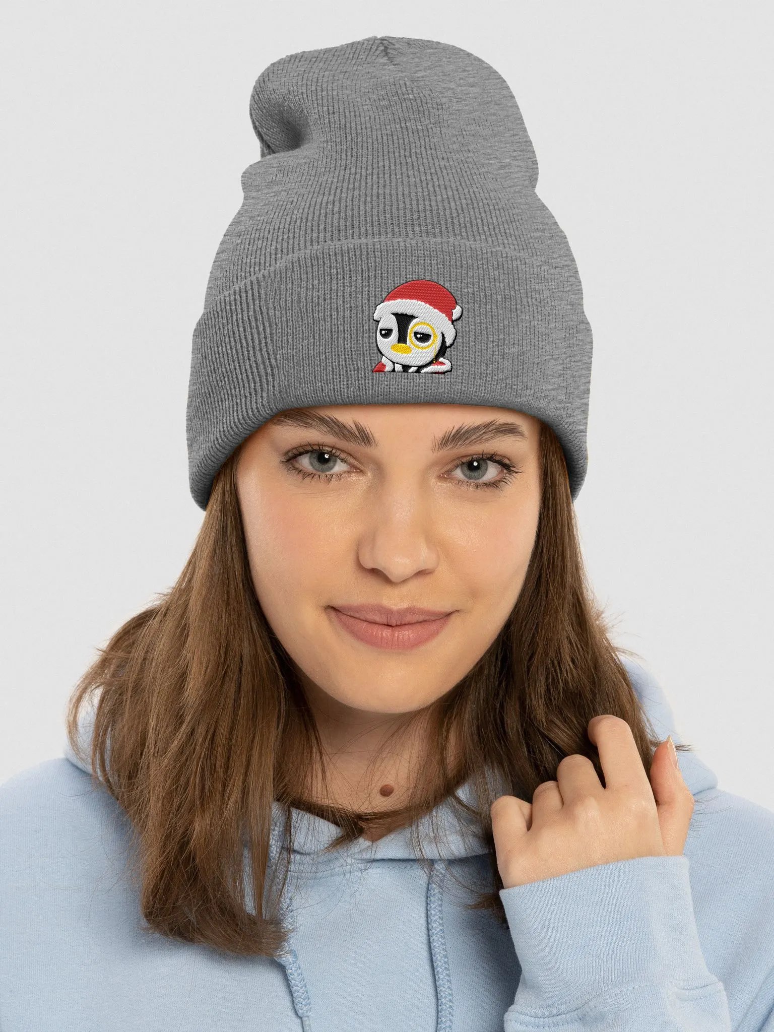 Santa Pengu Embroidered Beanie product image (31)