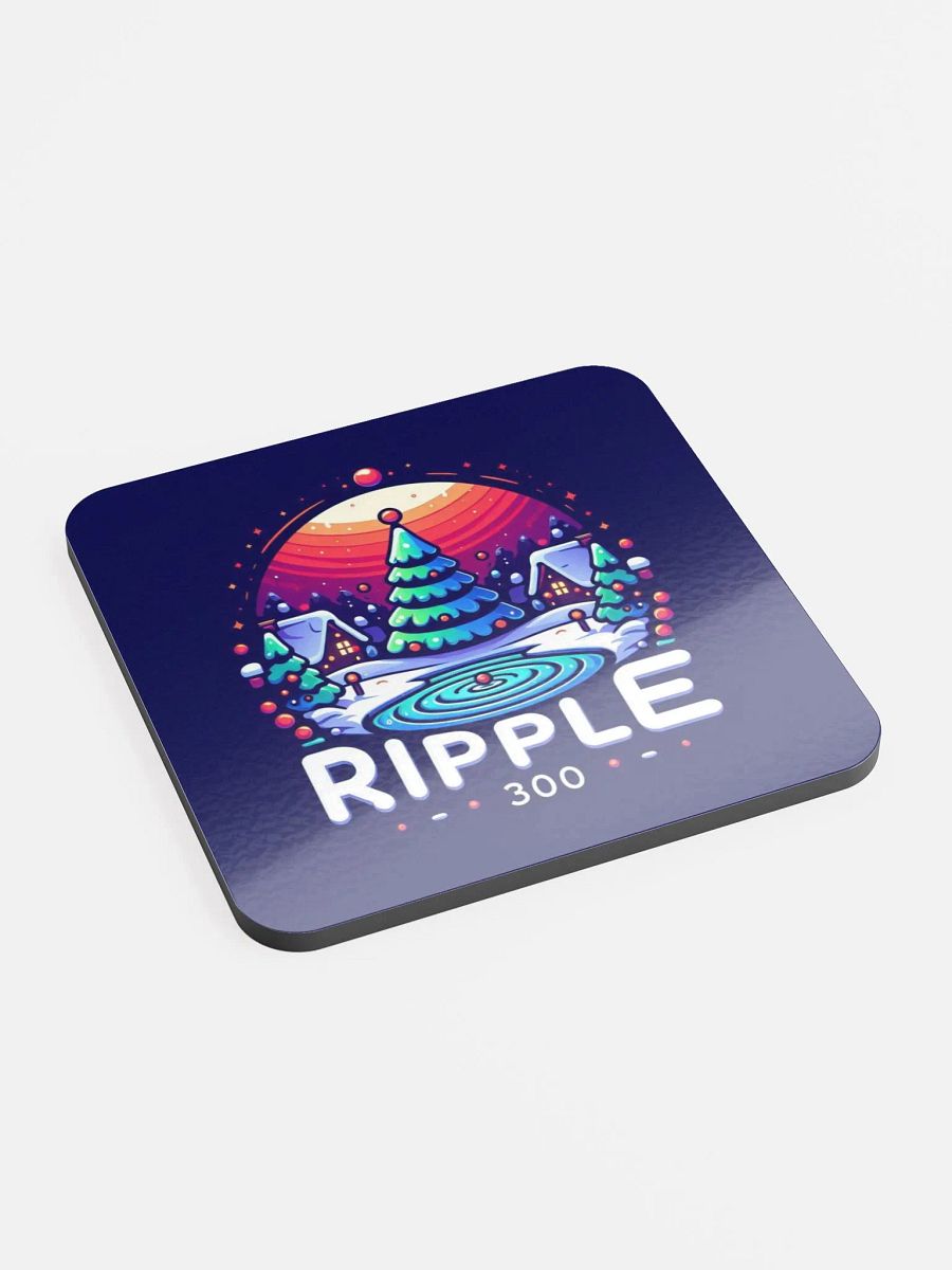 Christmas Ripple Dark Coaster product image (2)