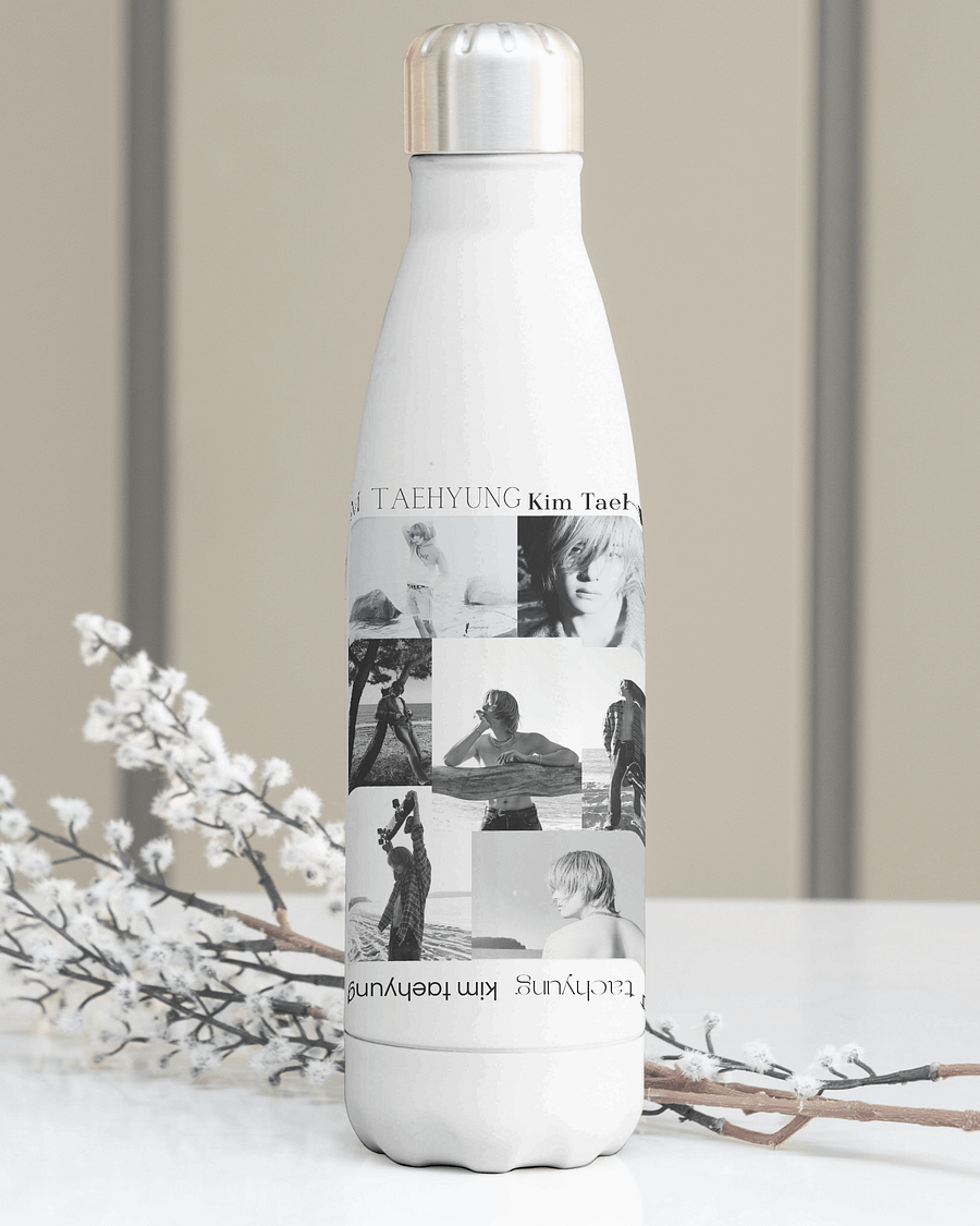 Kim Taehyung Stainless Steel Water Bottle product image (6)