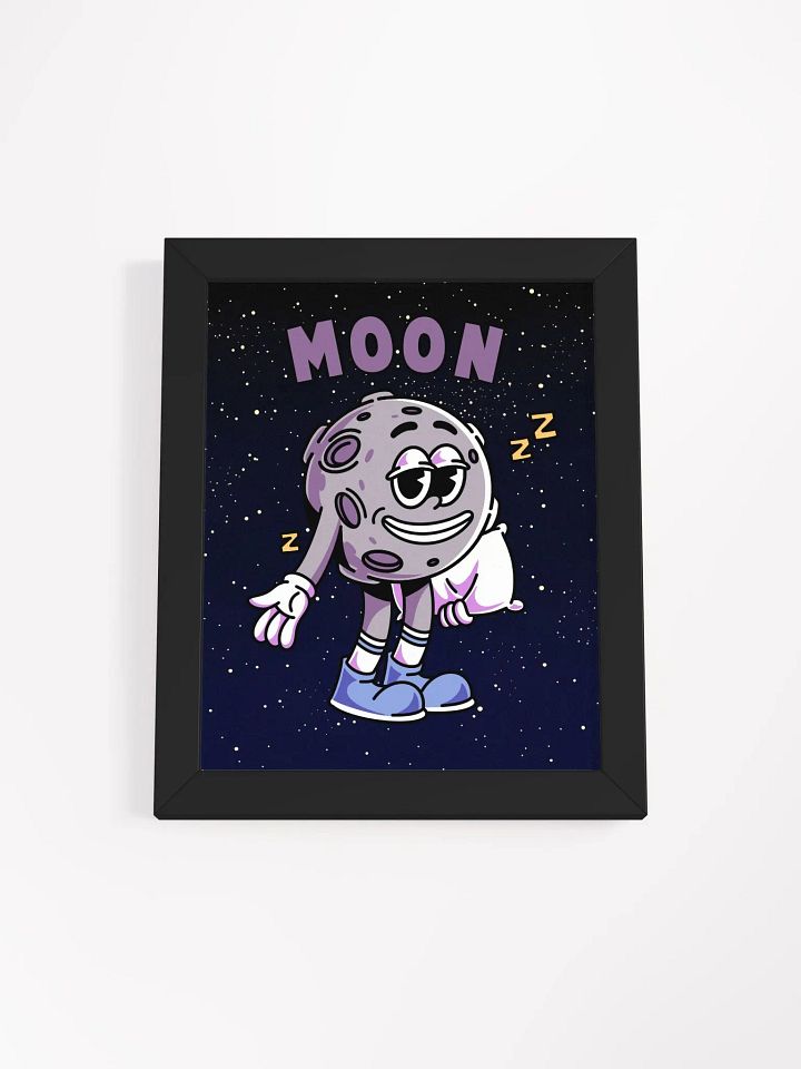 Retro Moon Framed Print product image (1)