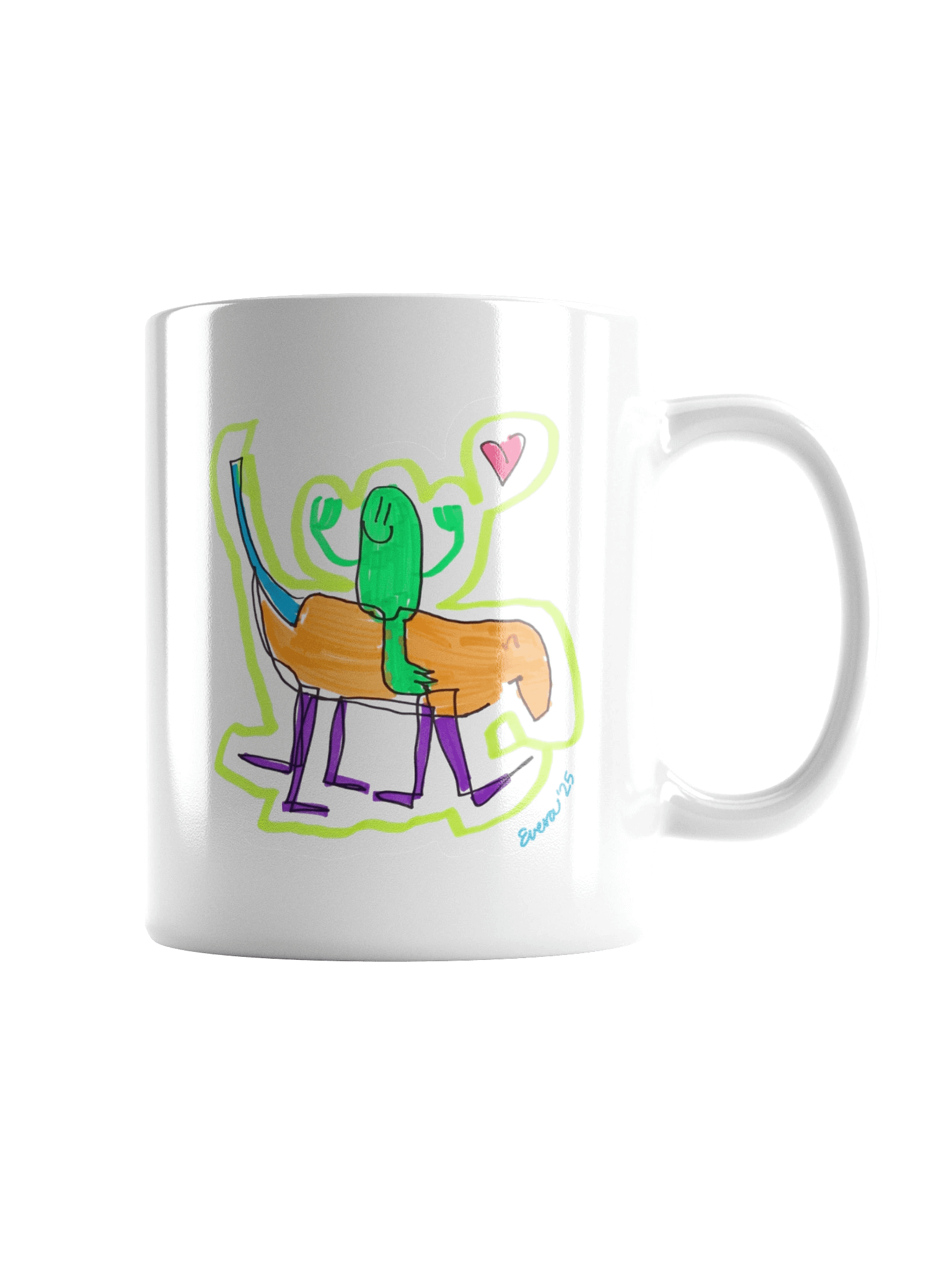 Pickle Riding a Five-Legged Corndog Mug product image (1)