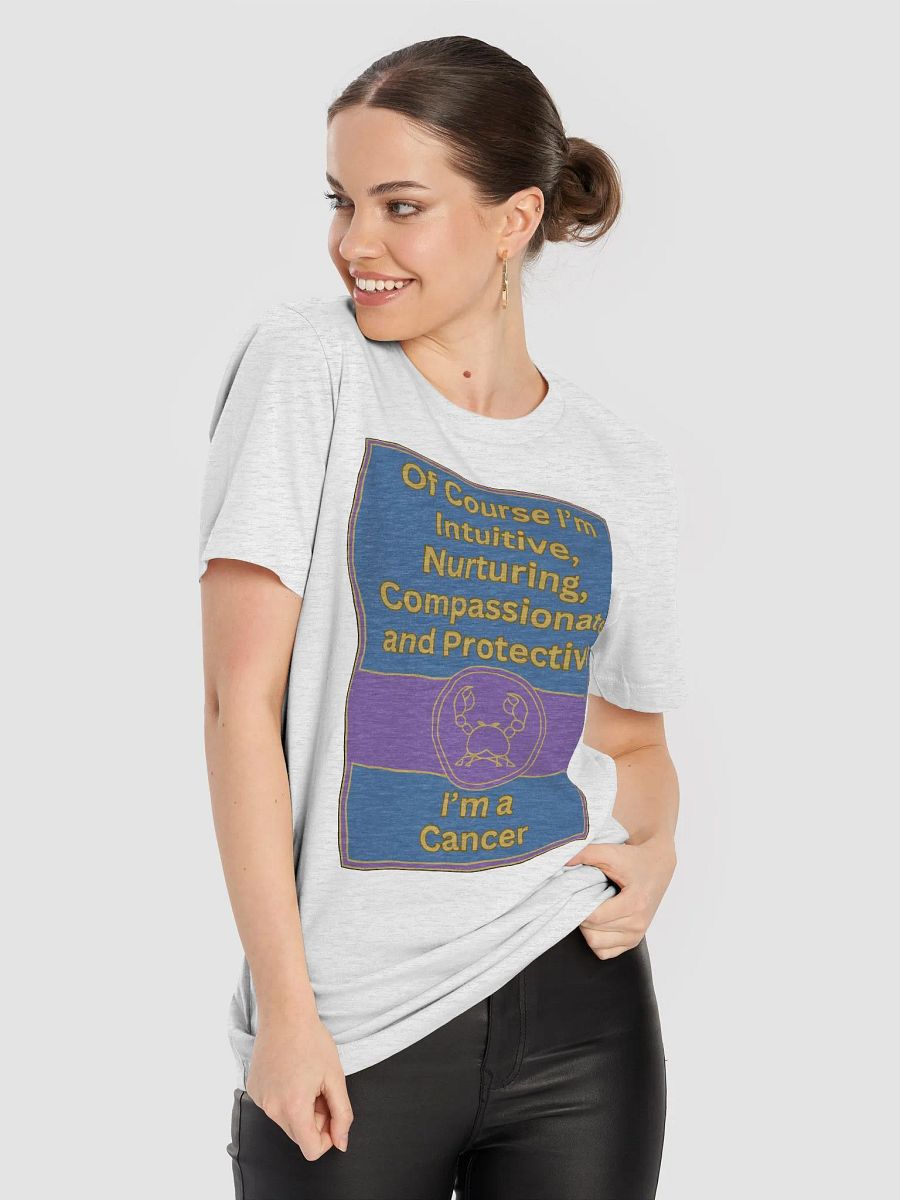 Of Course I’m Cancer Zodiac Sign T-Shirt, Zodiac Sign Vibes T-Shirt, Cancer T-Shirt, Astrological T-shirt product image (1)