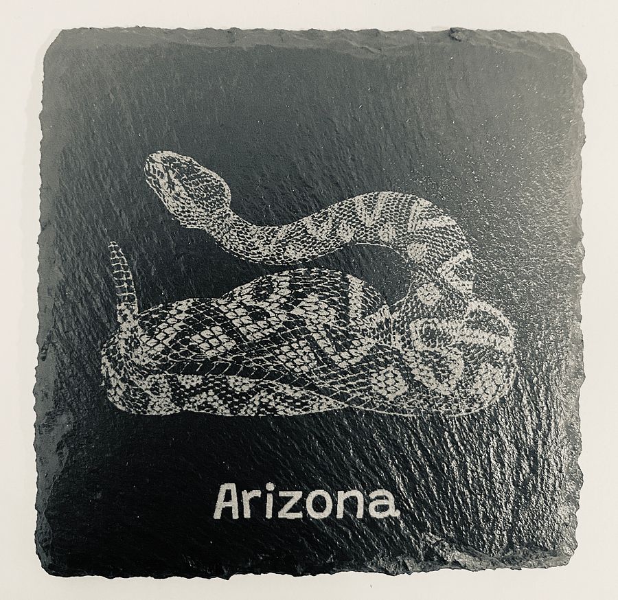 Slate Coasters - Arizona Themed Set of 4 Custom Laser Engraved product image (6)