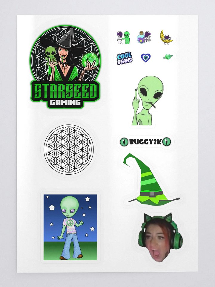 STARSEED GAMING STICKER PACK product image (1)