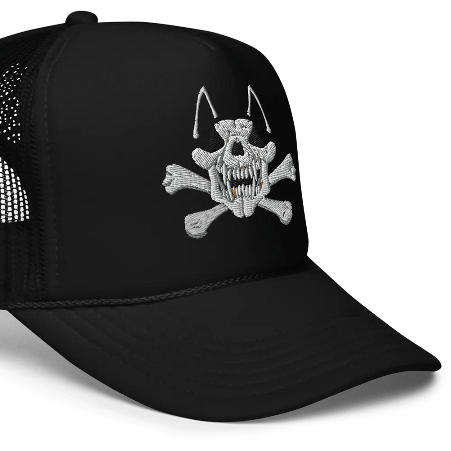 Mongrel Skull and Bones trucker hat product image (5)