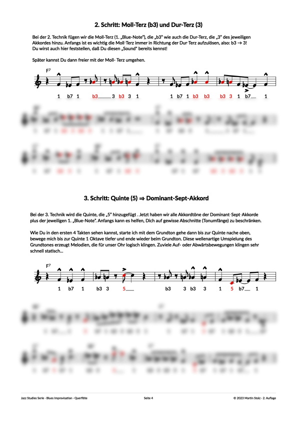 7 Schritte zum perfekten Blues Solo - Querfloete product image (4)