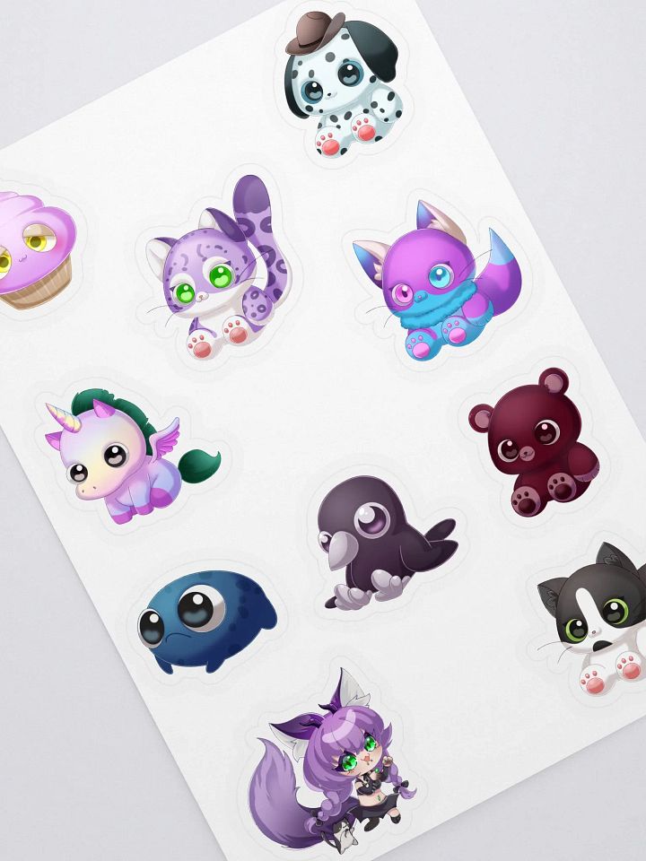 Plushie Pile Sticker Sheet product image (2)