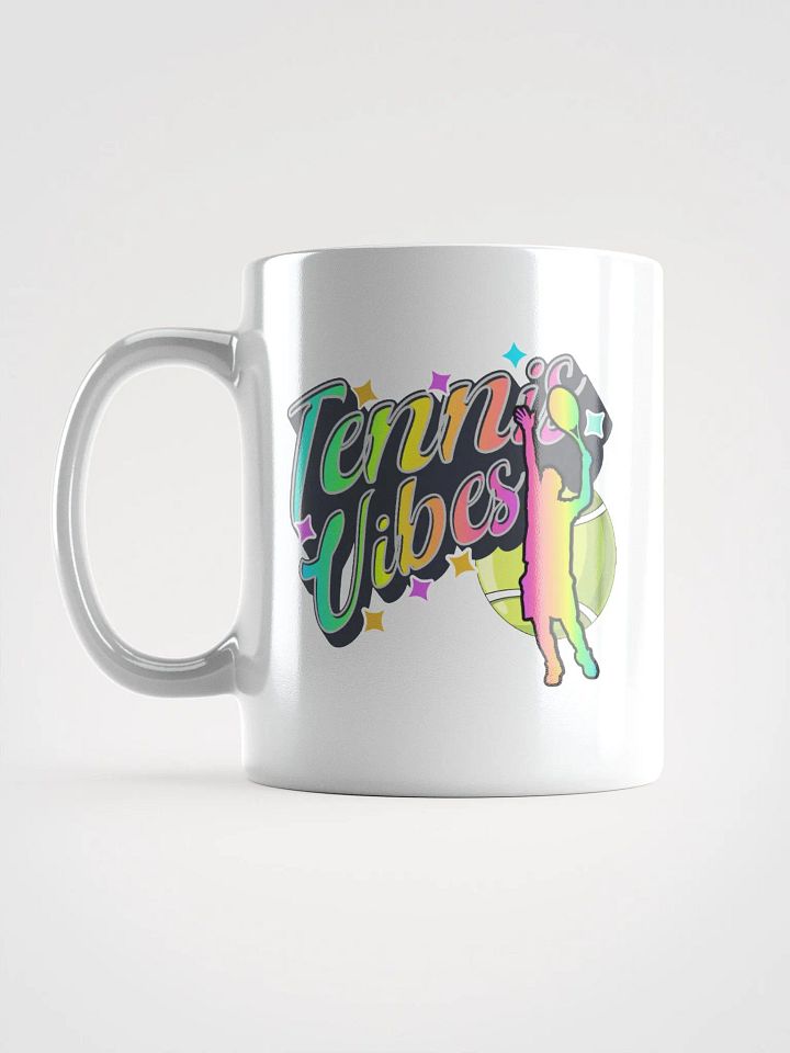 Tennis Vibes Male Neon Rainbow Mug product image (1)