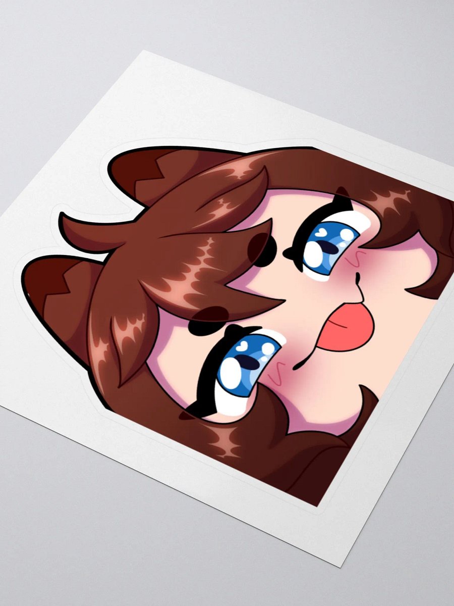 Wolfy Smug Blep Sticker product image (3)