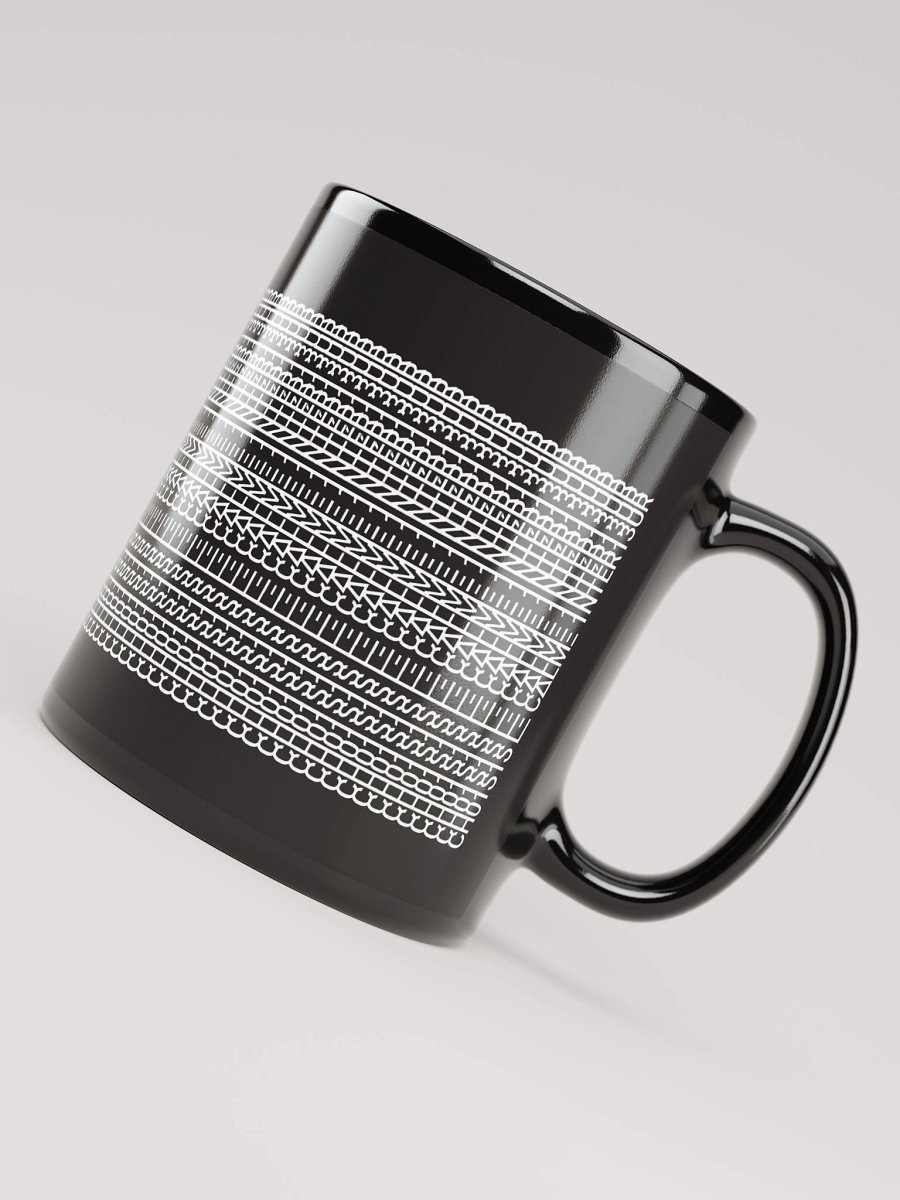 Mug Noir Codé Zen Blanc - Choisis le Calme Intérieur - Cadeau élégant product image (4)