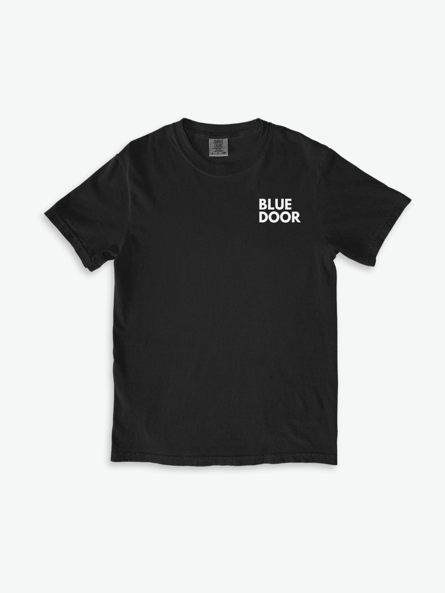 Blue Door BREATHE Tee Shirt - Blue Door Life Philosophy Collection - Soft-Washed Garment-Dyed Fabric - San Diego Made - Menswear Top Bubble Classic Relaxed Fit Cotton Streetwear product image (2)