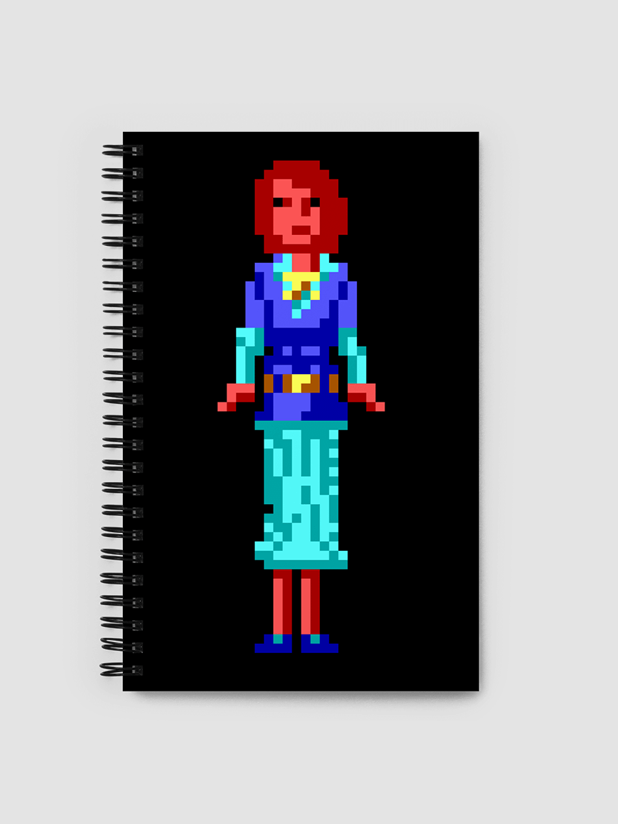 [The Crimson Diamond Merch Store] Spiral notebook product image (1)