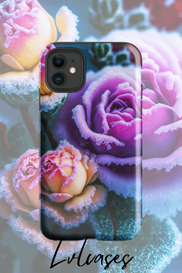 Purple roses Tough iPhone Case product image (2)